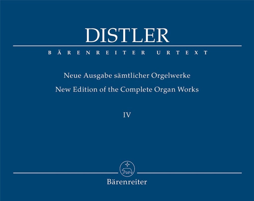 Neue Ausgabe Sämtlicher Orgelwerke IV