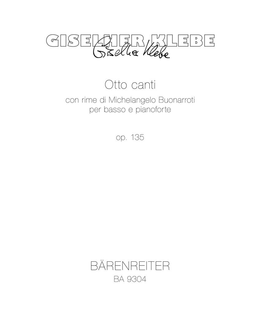 Otto canti