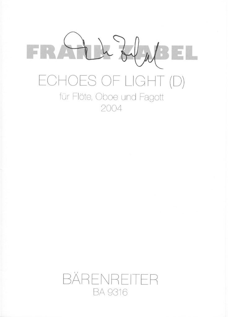 Echoes of light