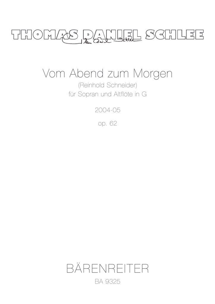 Vom Abend zum Morgen