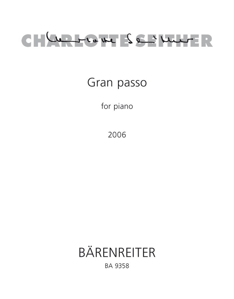 Gran Passo for Piano
