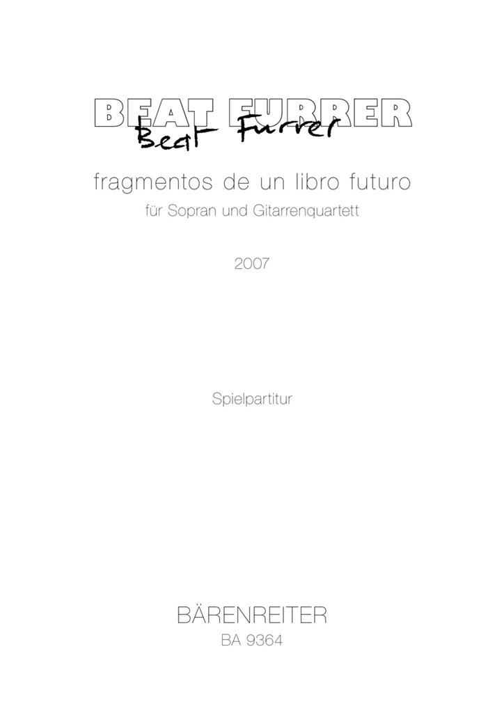 fragmentos de un libro futuro