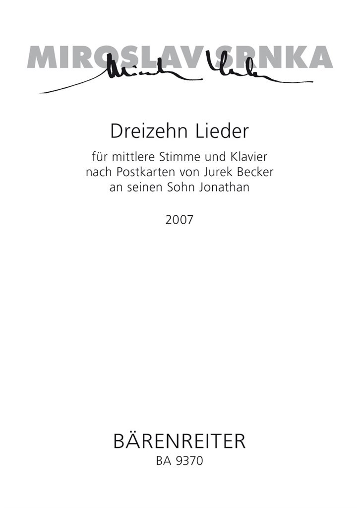 Dreizehn Lieder