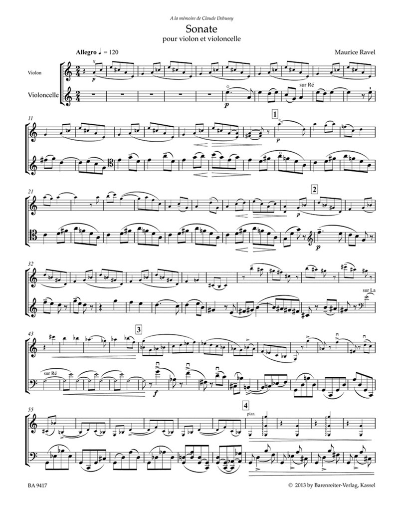 Sonate En Quatre Parties