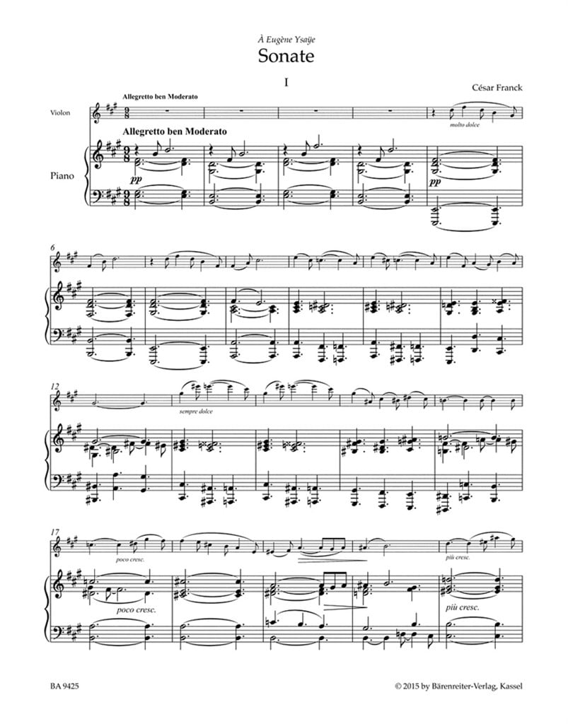 Sonate / Andantino quietoso op. 6 / Mélancolie