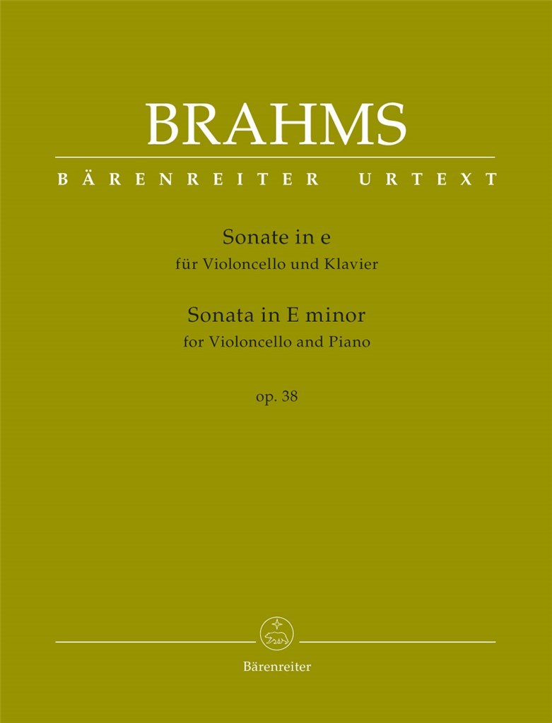 Sonata in E minor for Violoncello and Piano op. 38