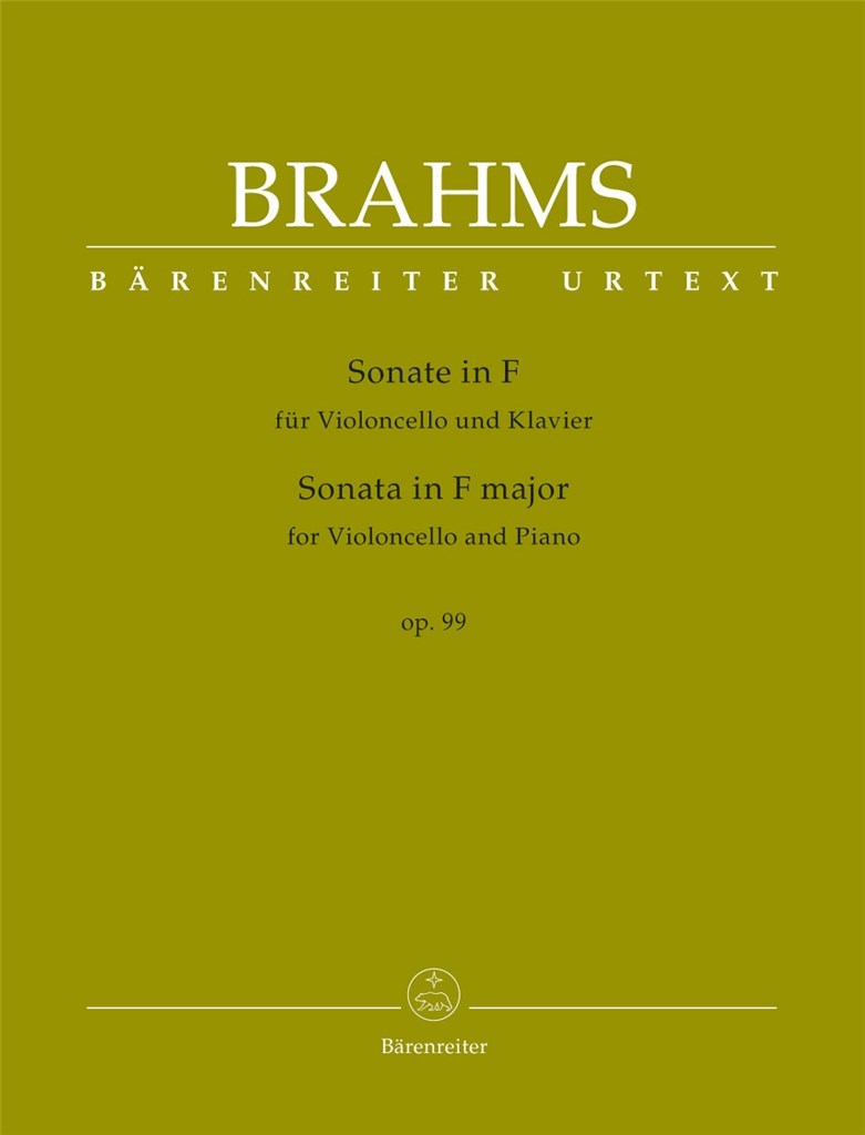 Sonata in F major for Violoncello and Piano op. 99