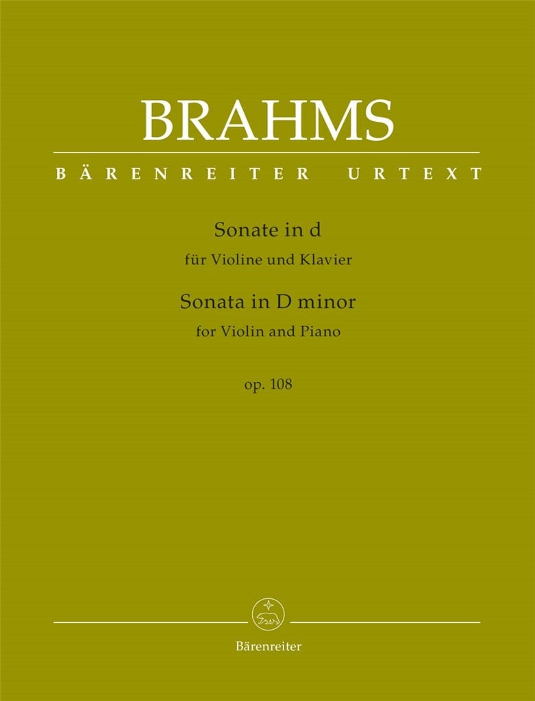 Sonata in D minor for Violin and Piano op. 108