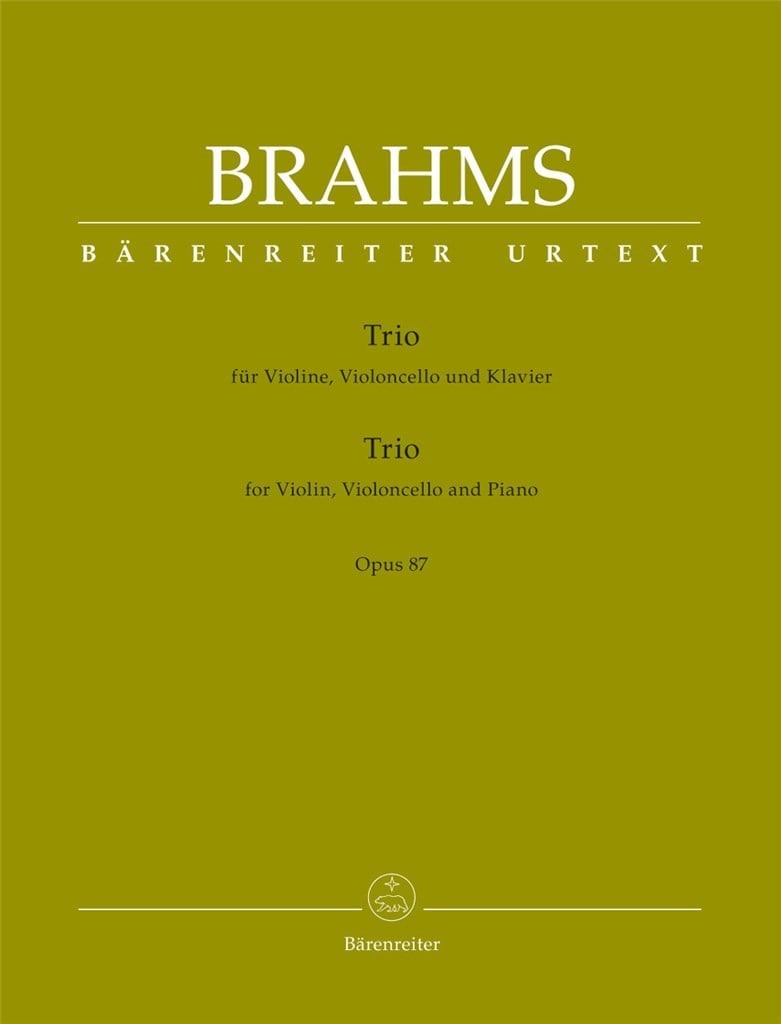 Trio for Violin, Violoncello and Piano op. 87