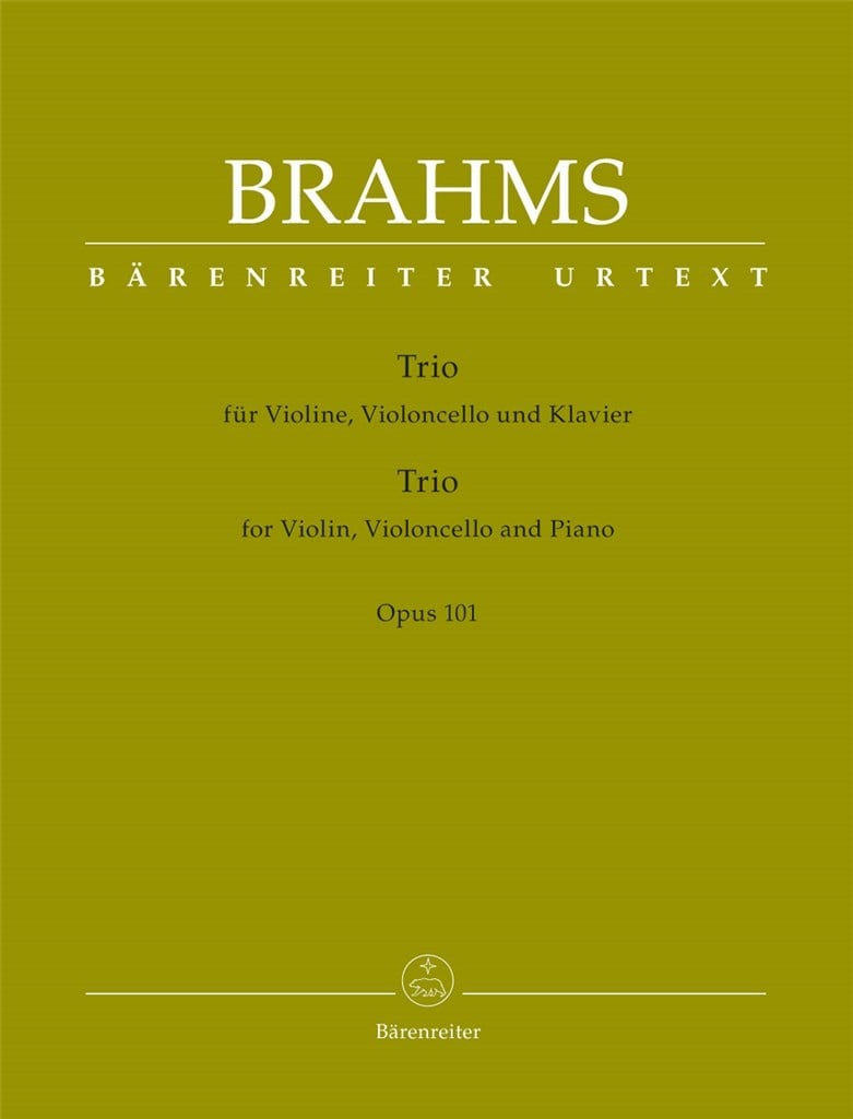 Trio For Violin, Violoncello And Piano Op. 101