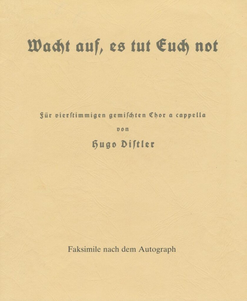 Wacht auf, es tut euch not