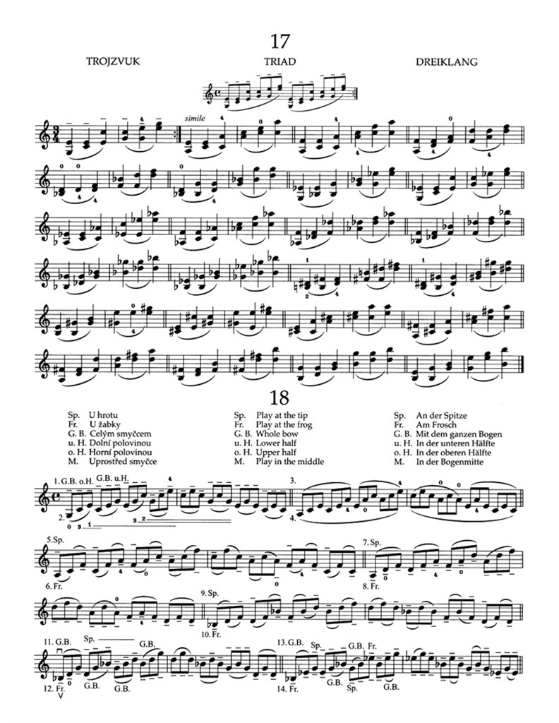 School Of Violin Technique Op. 1 (Libro 1)
