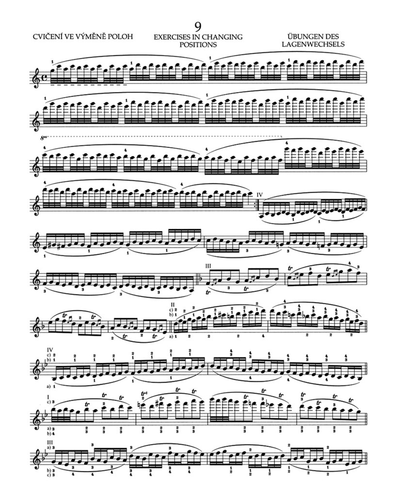 School Of Violin Technique Op. 1 (Libro 3 )