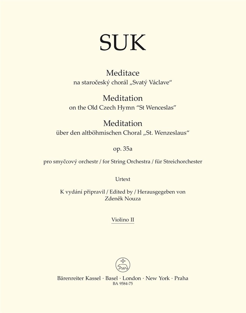 Meditation on the Old Czech Hymn St. Wenceslas