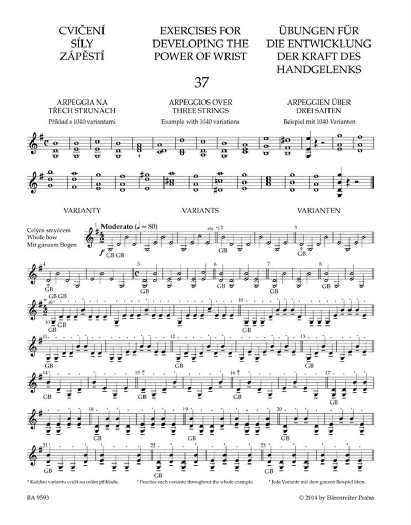 School Of Bowing Technique Op 2 Book 3