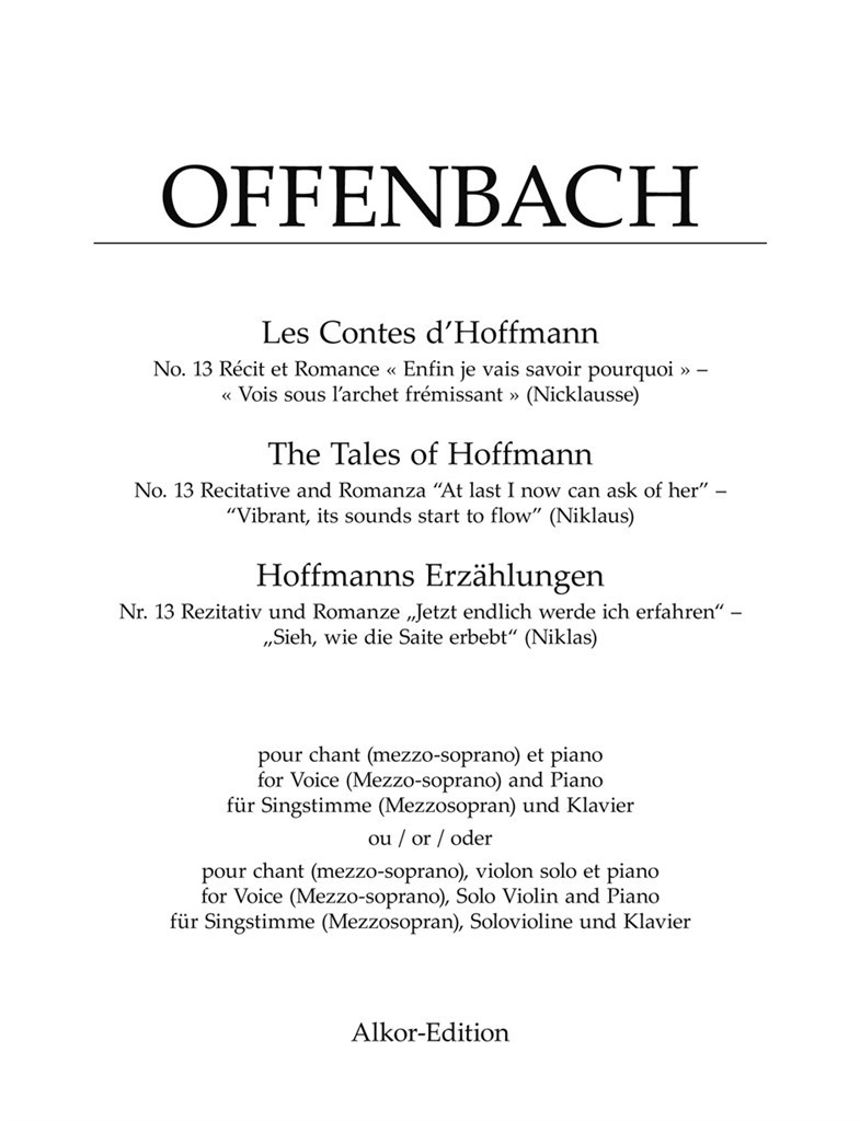 The Tales Of Hoffmann