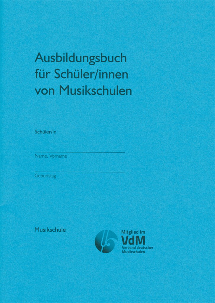 Ausbildungsbuch fur Schuler/innen von Musikschulen