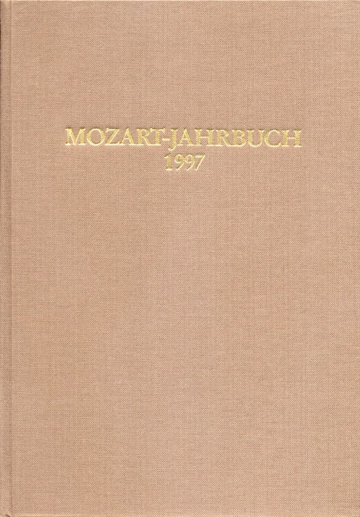 Mozart-Jahrbuch 1997