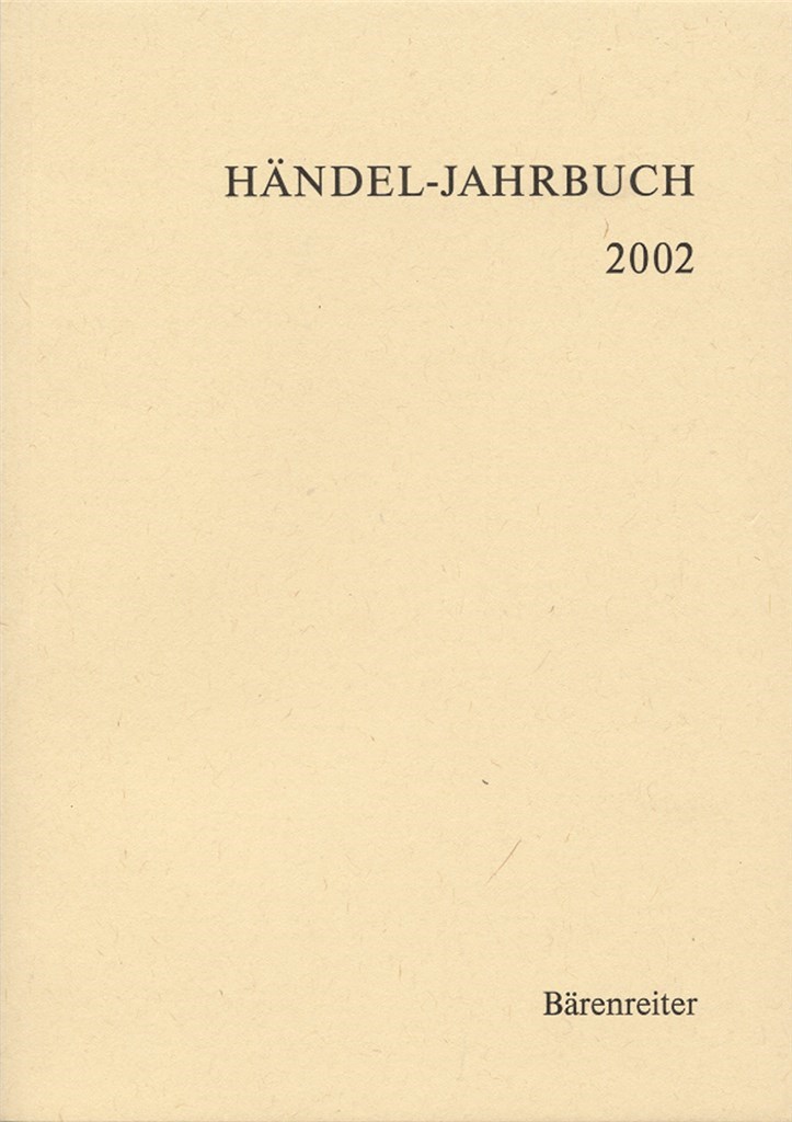 Handel-Jahrbuch 2002, 46. Jahrgang
