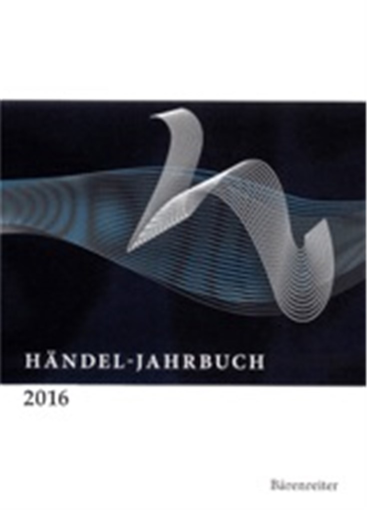 Händel Jahrbuch 2016, 62. Jahrgang