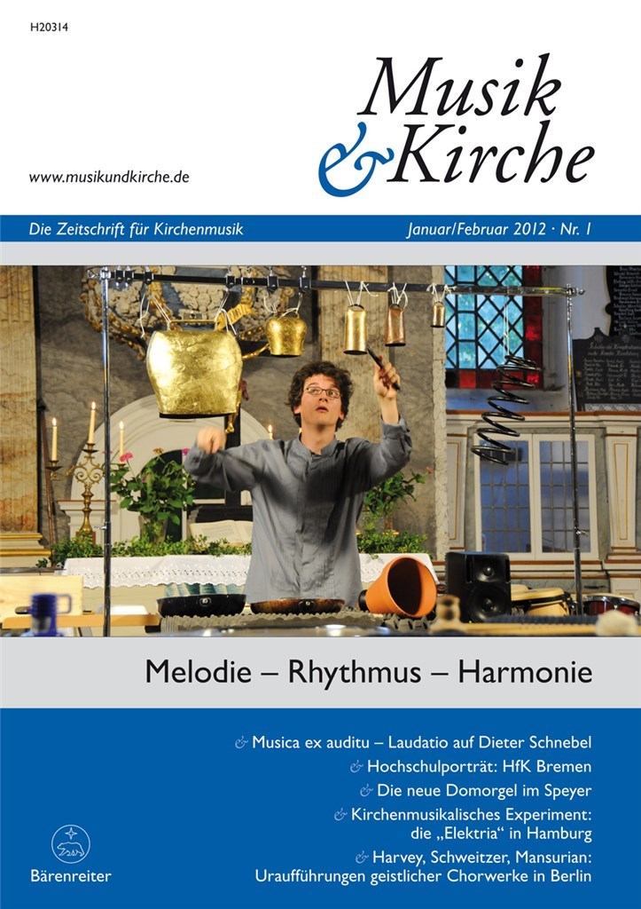 Musik und Kirche, Heft 1/2012