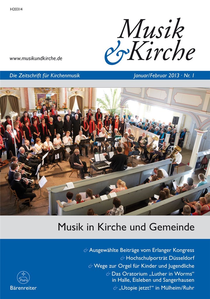 Musik & Kirche, Heft 1/2013
