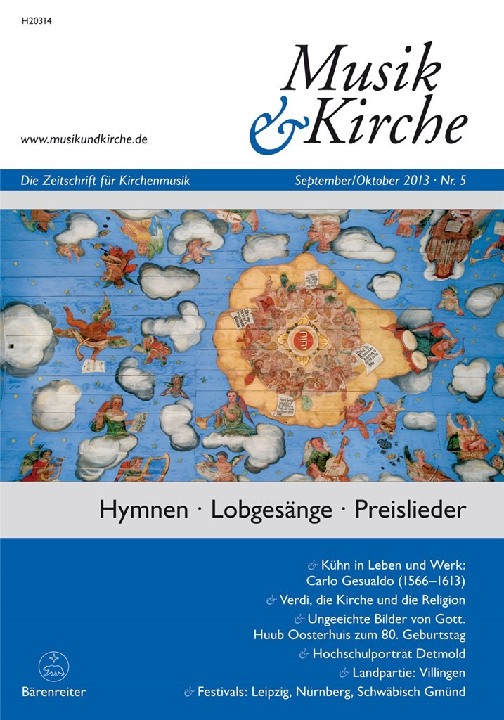 Musik & Kirche, Heft 5/2013