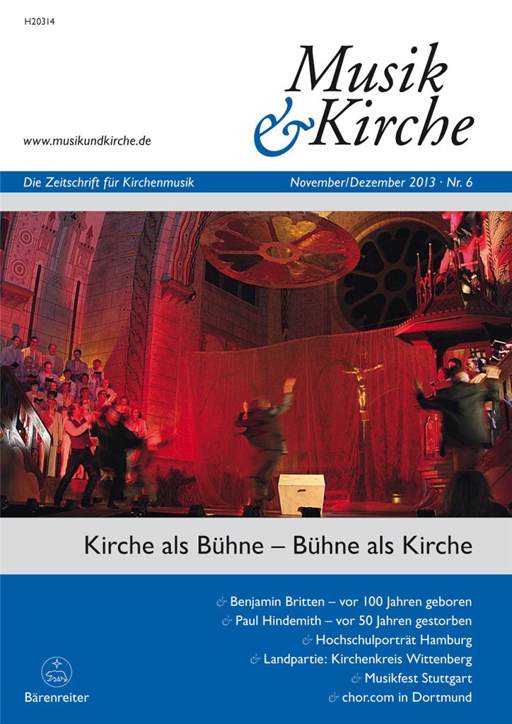 Musik & Kirche, Heft 6/2013