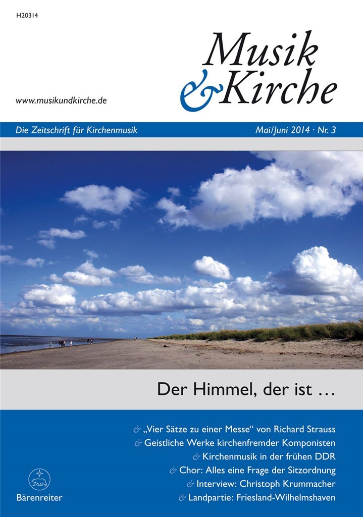 Musik & Kirche, Heft 3/2014