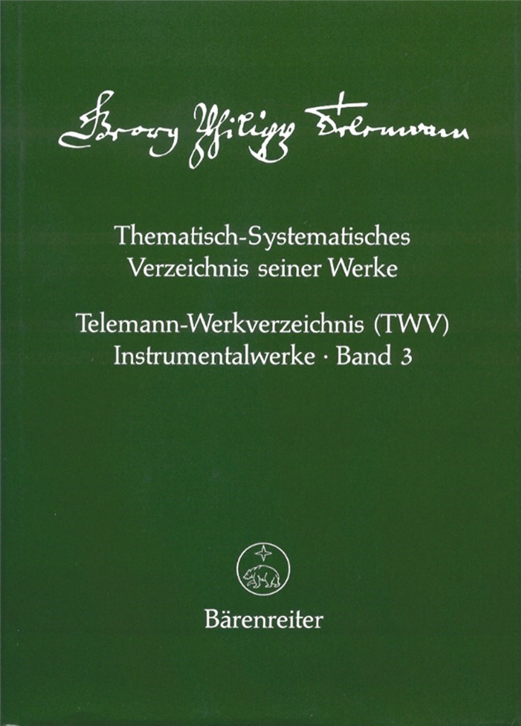 Thematisch-Systematisches Verzeichnis -Band 1-3