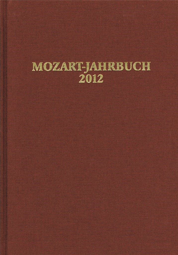 Mozart-Jahrbuch 2012