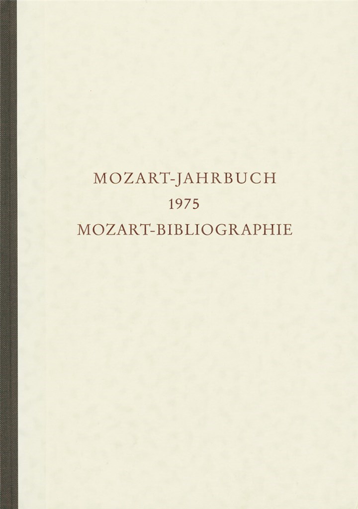 Mozart-Jahrbuch 1975