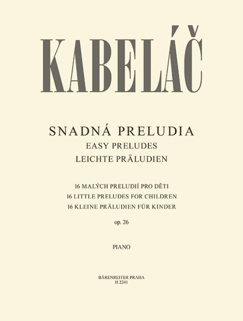 Easy Preludes op. 26