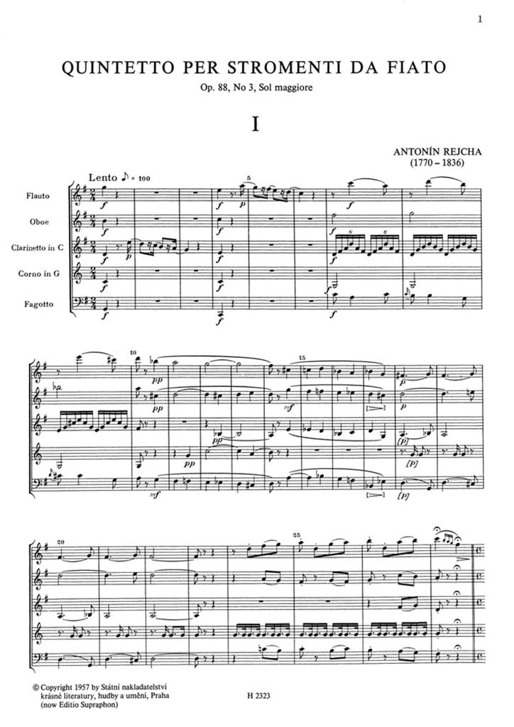 Tre quintetti per stromenti da fiato