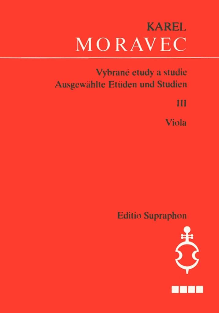 Ausgewahlte Etuden und Studien III