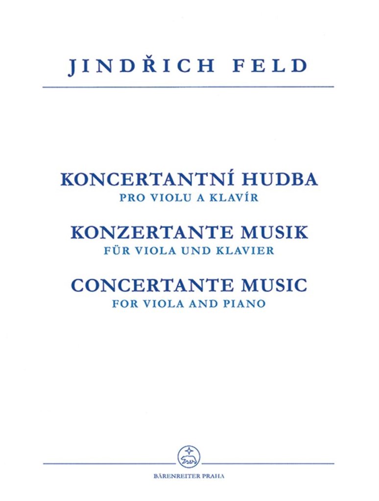 Konzertante Musik fur Bratsche und Klavier
