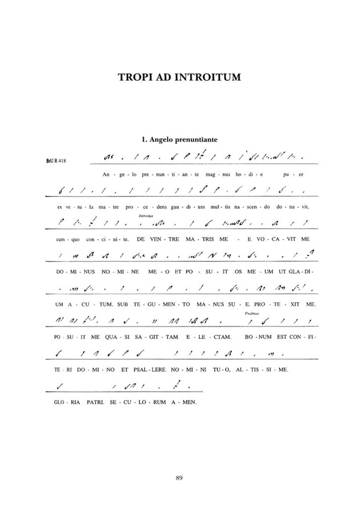 Tropi proprii missae