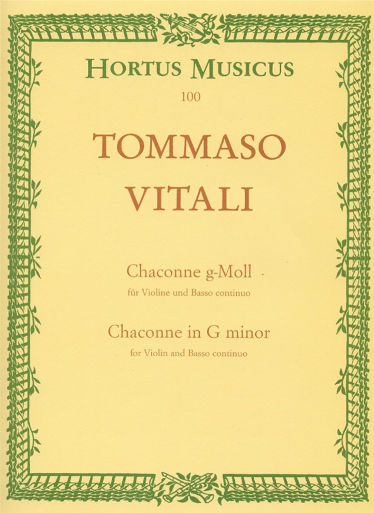 Chaconne for Violin and Basso continuo g minor