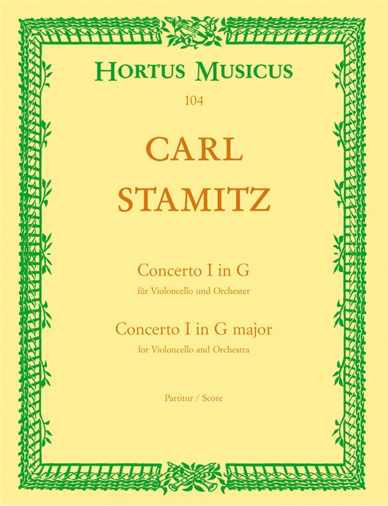 Cello Concerto 1 in G Full score