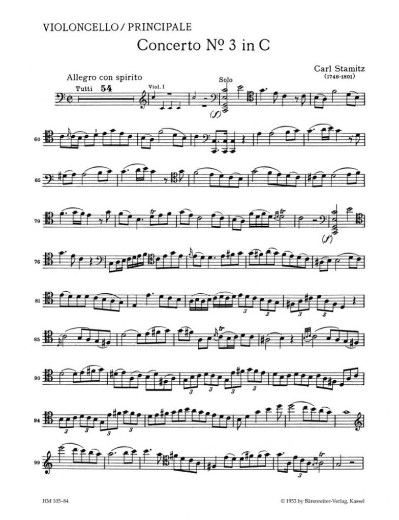 Cello-Konzert Nr.3 fur den Konig von Preussen