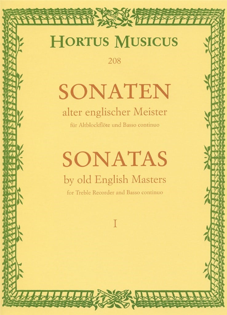 Sonaten Alter Englischer Meister 1