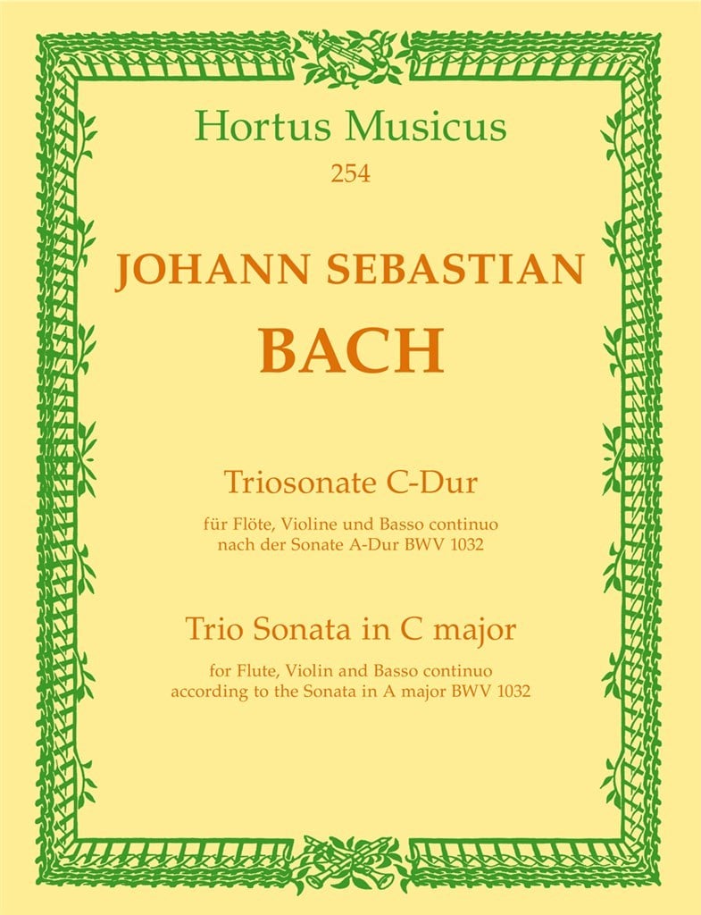 Trio Sonata C major BWV1032 Fl, Vln