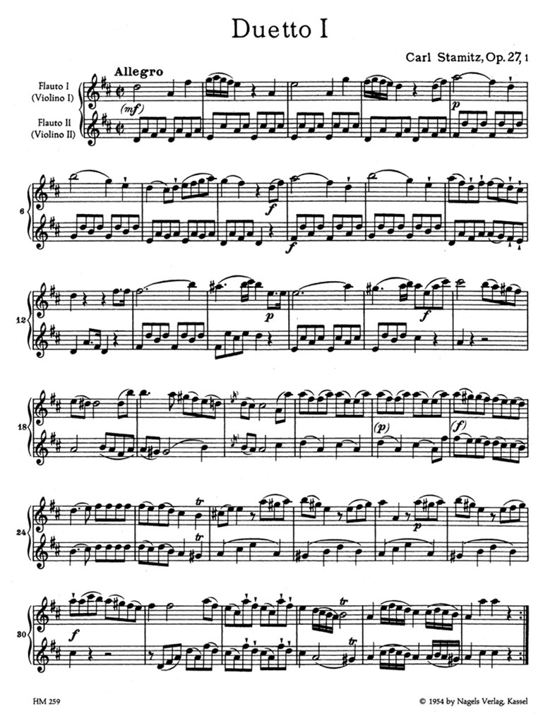 Duetten(6) 1 Op.27