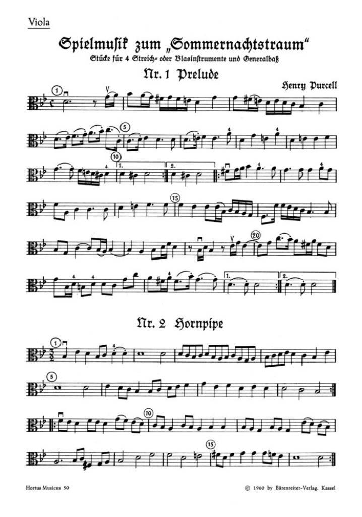 Spielmusik zum Sommernachtstraum