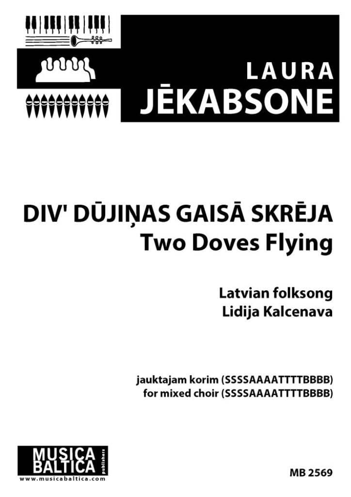 Div' d?ji?as gais? skr?ja (Two Doves Flying)