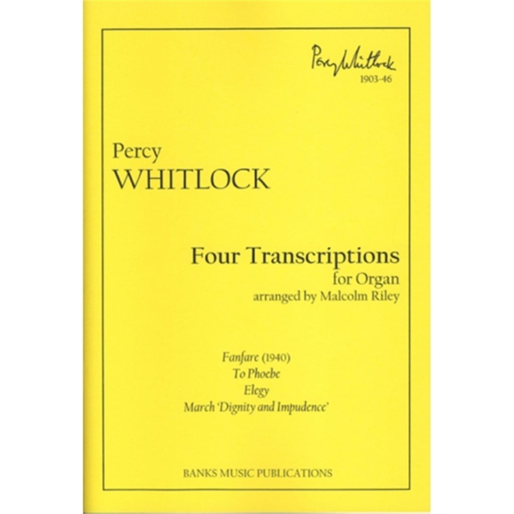 Four Transcriptions For Organ