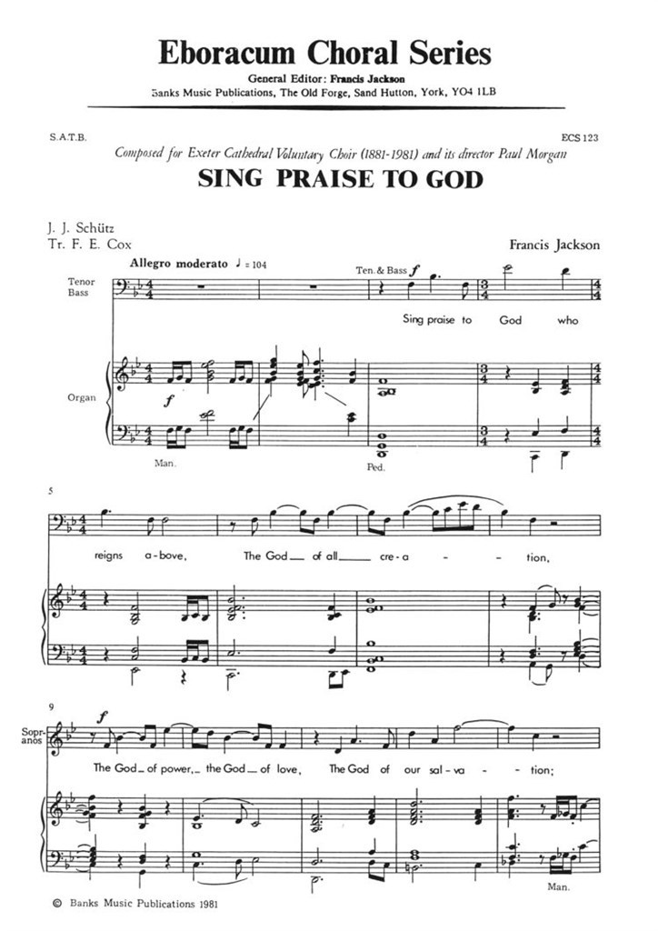 Sing Praise To God