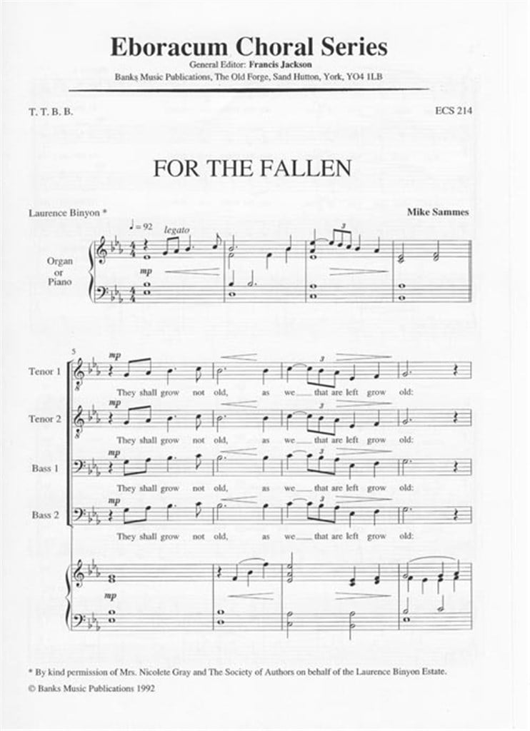 For the Fallen