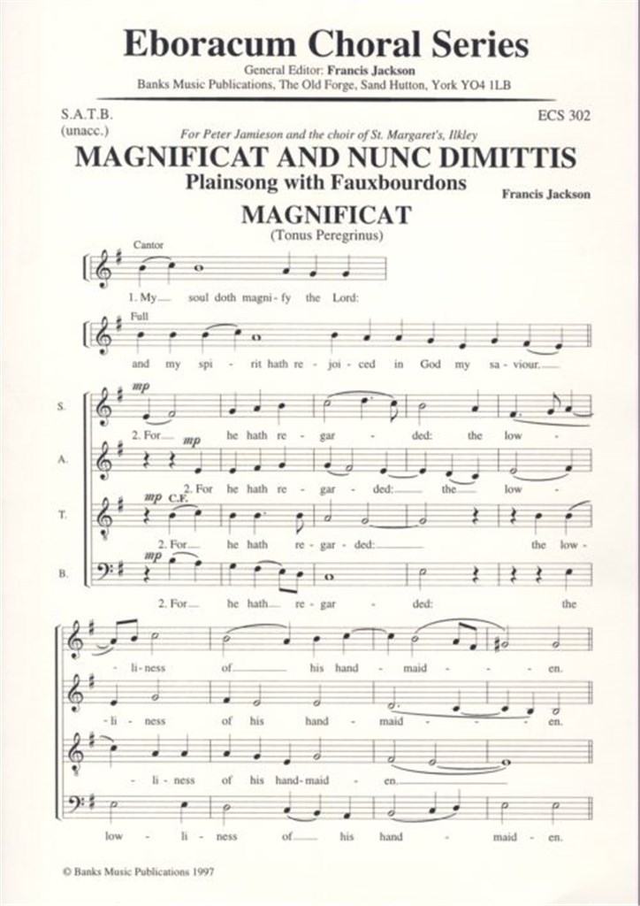 Magnificat & Nunc Dimittis