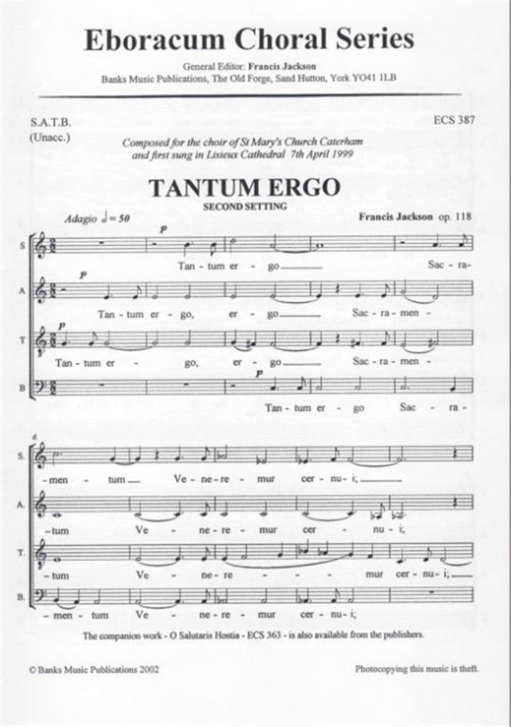 Tantum Ergo
